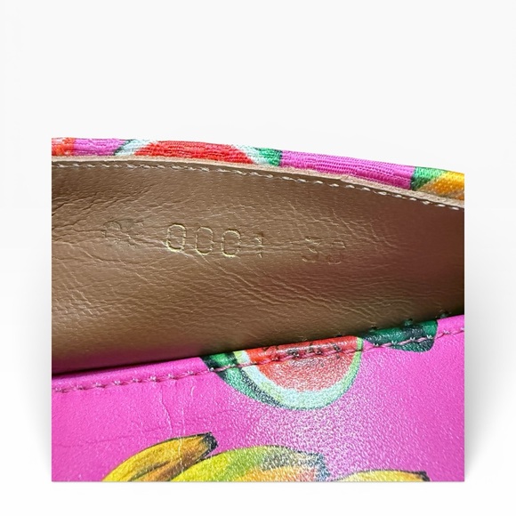 Dolce & Gabbana Pink Vibrant Colorful Tropical Fruit Espadrilles EU 38 US 8 - Picture 9 of 14